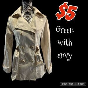 $5 ADD ON ITEM/Green with envy Light weight jacket sz S